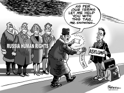 SNOWDEN FOR ASYLUM by Paresh Nath