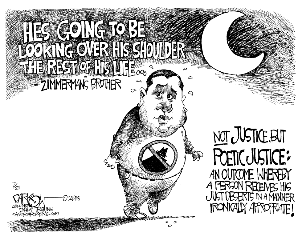 Poetic justice for Zimmerman