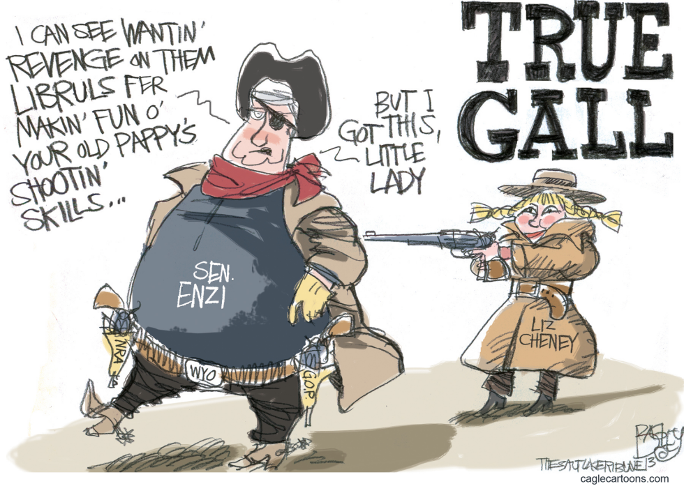  SHOOTING WITH CHENEY by Pat Bagley