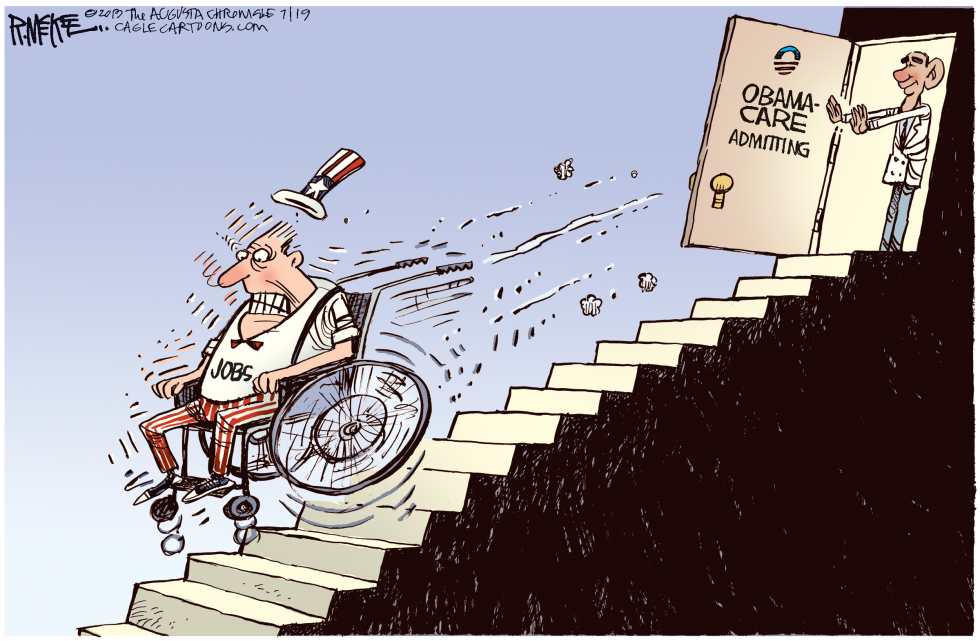 Obamacare Hurts Jobs COLOR
