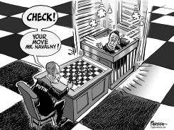PUTIN AND NAVALNY by Paresh Nath
