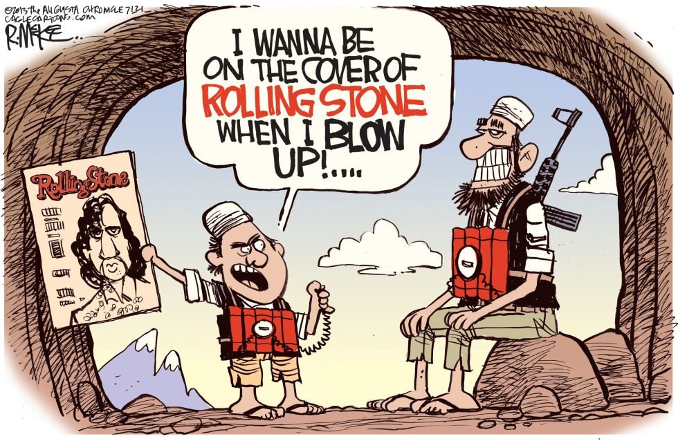  ROLLING STONE by Rick McKee