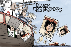 ROLLING STONE BOMBER COVER BOMBS by Jeff Darcy