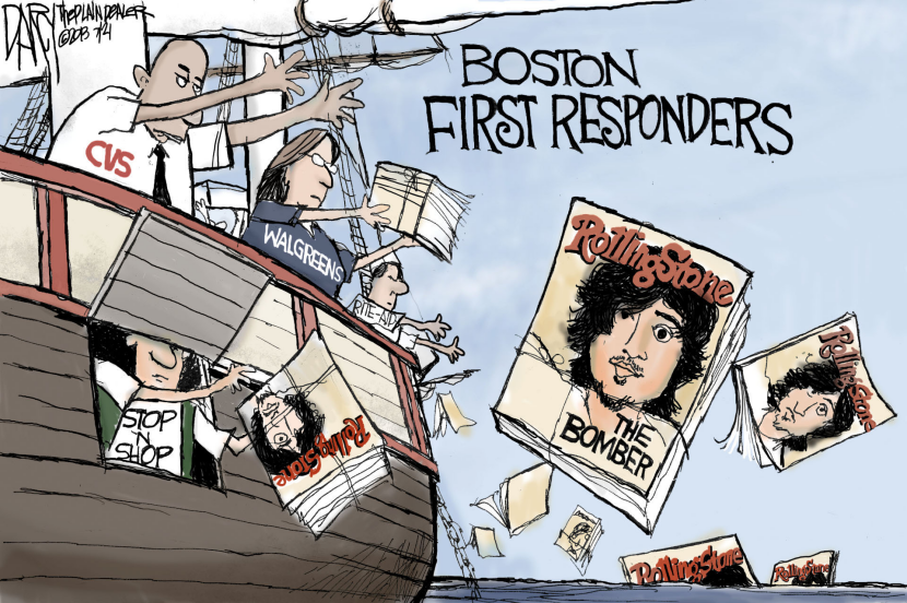 Rolling Stone Bomber cover bombs