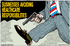 BUSINESSES ELUDING OBAMACARE  by Monte Wolverton
