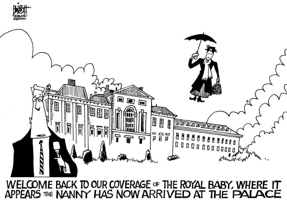 THE ROYAL BABY'S NANNY, B/W