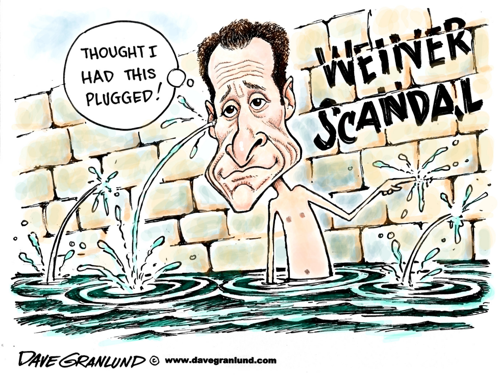  WEINER SCANDAL PART II by Dave Granlund