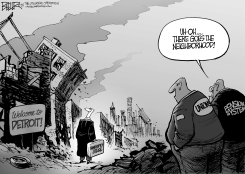 DETROIT BANKRUPTCY by Nate Beeler