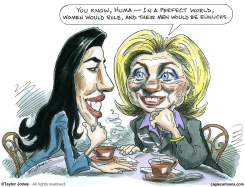 HUMA CONSULTS HILLARY -  by Taylor Jones