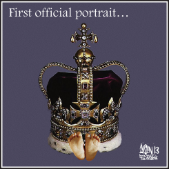 PRINCE GEORGE'S FIRST OFFICIAL PORTRAIT by Terry Mosher