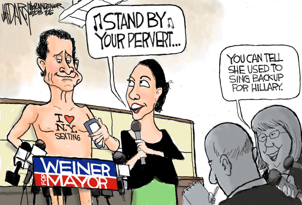 Weiner's wife supports him