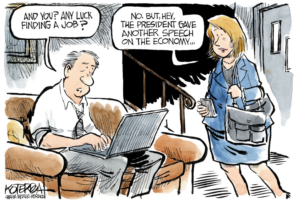  OBAMA ECONOMY by Jeff Koterba