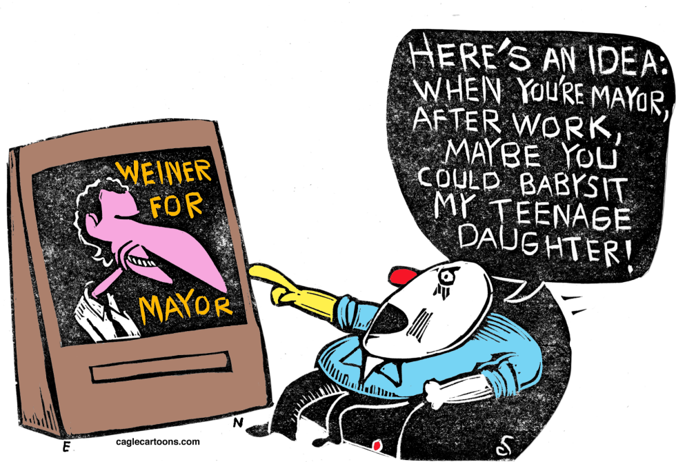  WEINER FOR MAYOR by Randall Enos