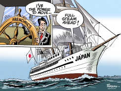 SHINZO ABE POWERFUL  by Paresh Nath