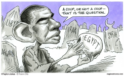 OBAMA PONDERS EGYPT -  by Taylor Jones