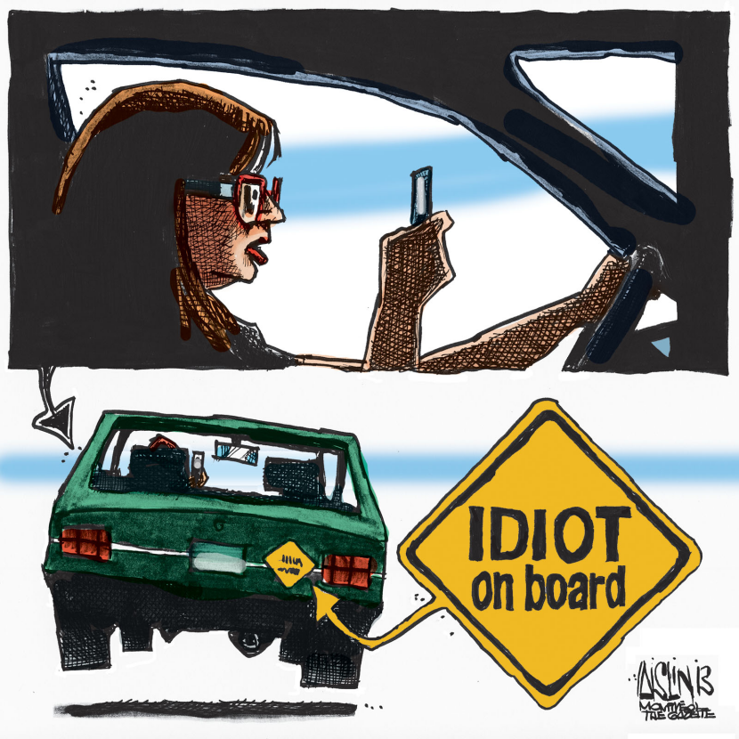 Texting, driving