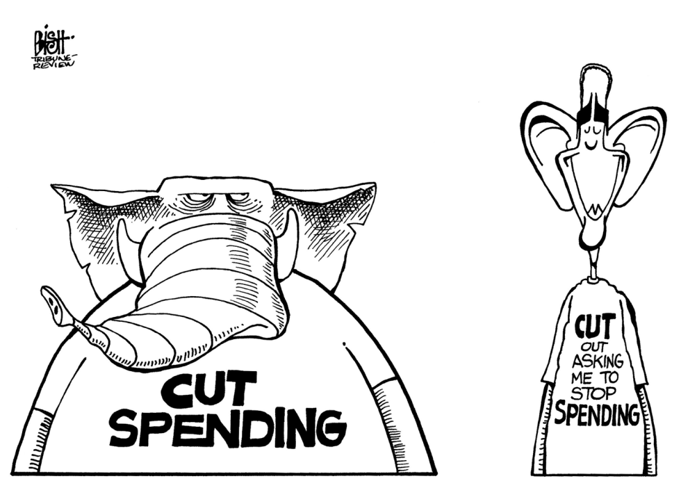 GOVERNMENT SPENDING, B/W