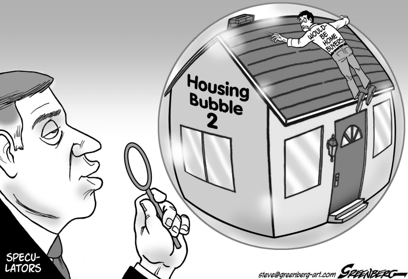Housing bubble bw