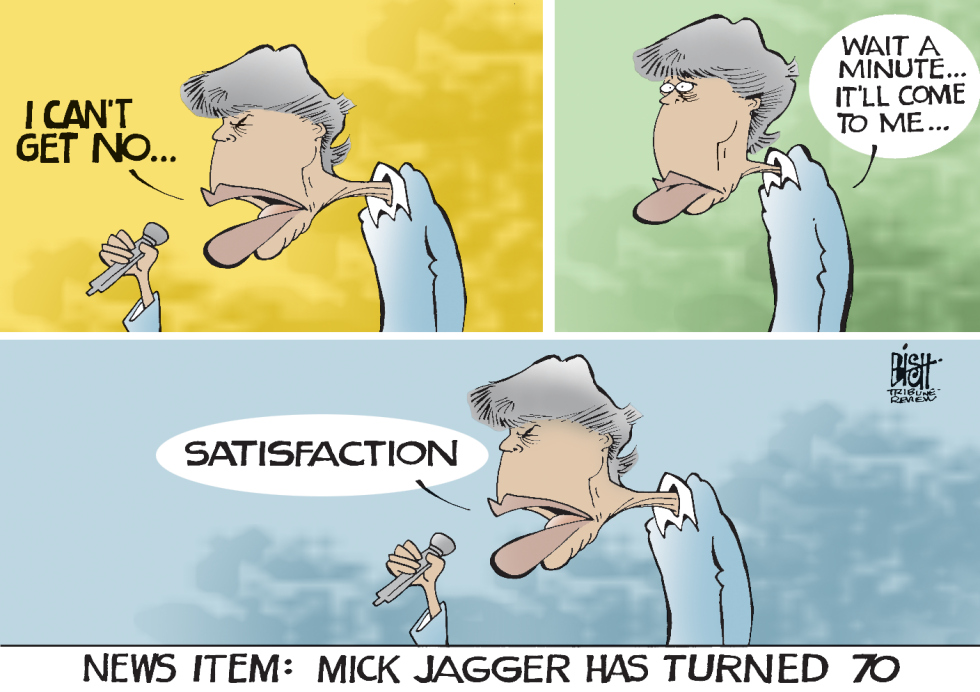 MICK JAGGER IS 70, COLOR
