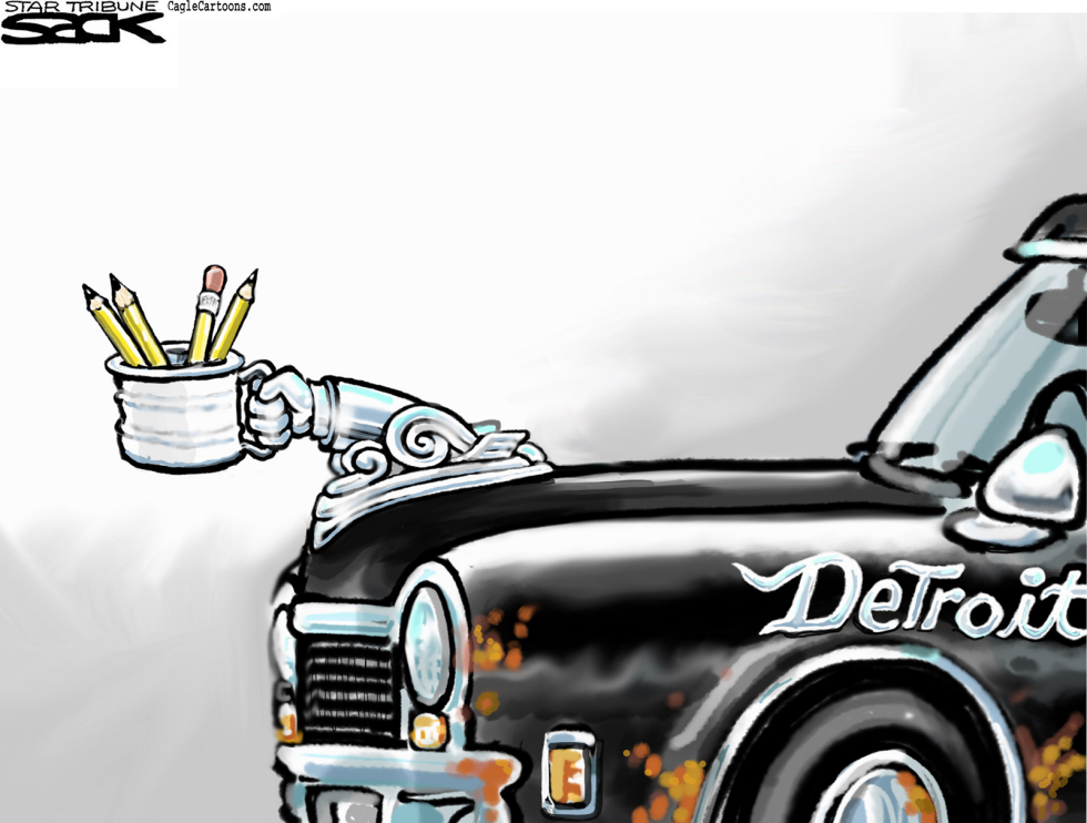  DETROIT DOLDRUMS by Steve Sack