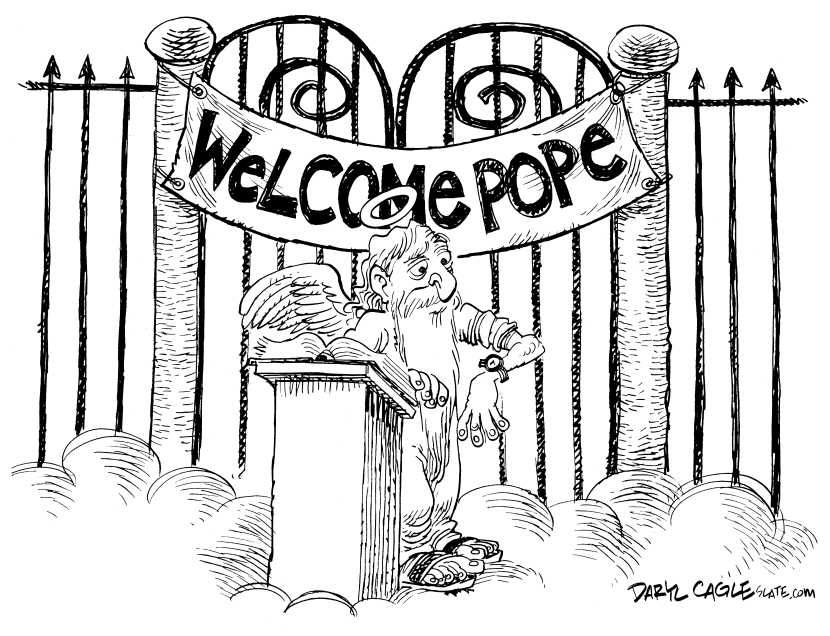 Waiting for the Pope