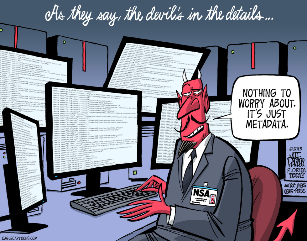 NSA It's Just Metadata COLOR