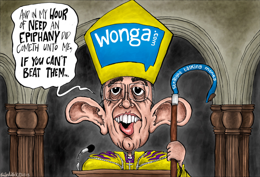 Archbishop Backs Down on Pay Day Lenders