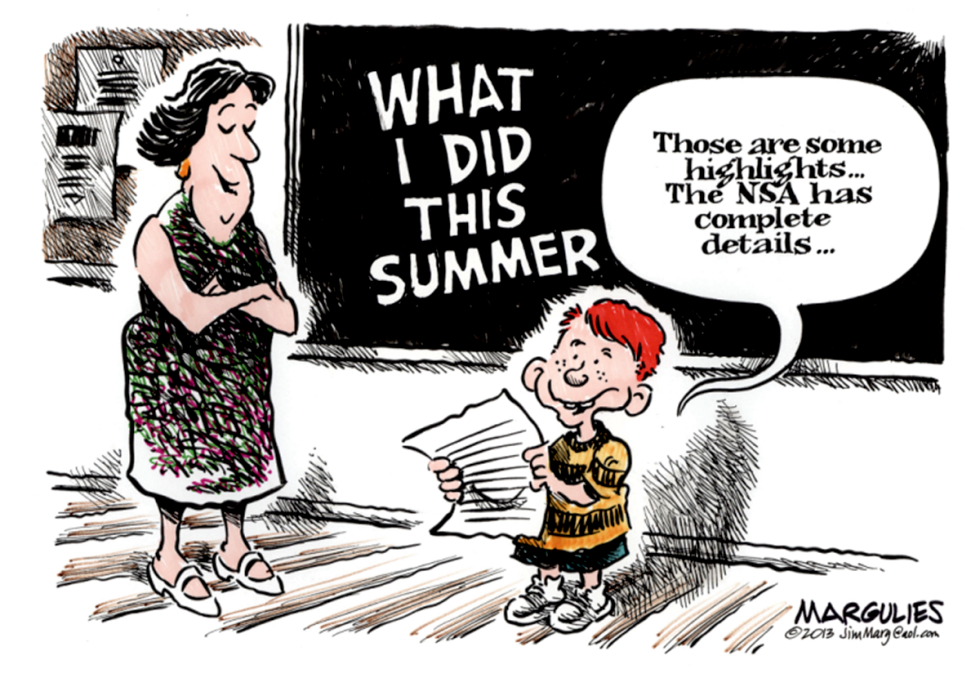 NSA snooping color