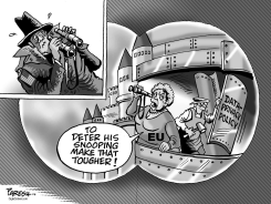 US, EU ON SNOOPING by Paresh Nath