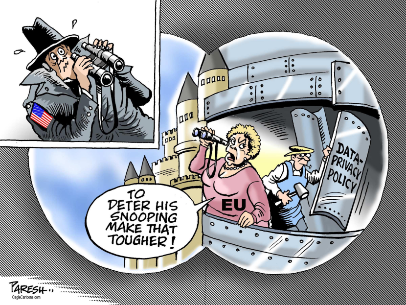 US, EU on snooping COLOR