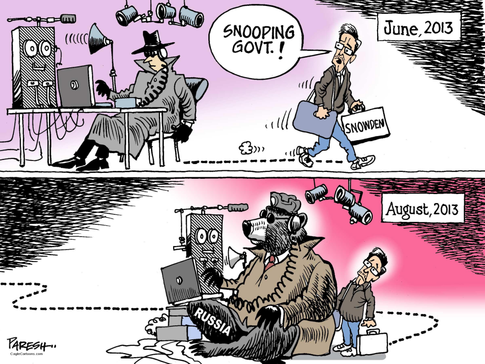  SNOWDEN'S JOURNEY COLOUR by Paresh Nath