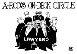A-ROD'S CIRCLE, B/W by Randy Bish