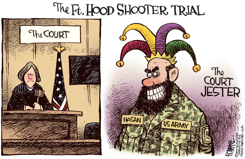  FT HOOD COURT JESTER  by Rick McKee