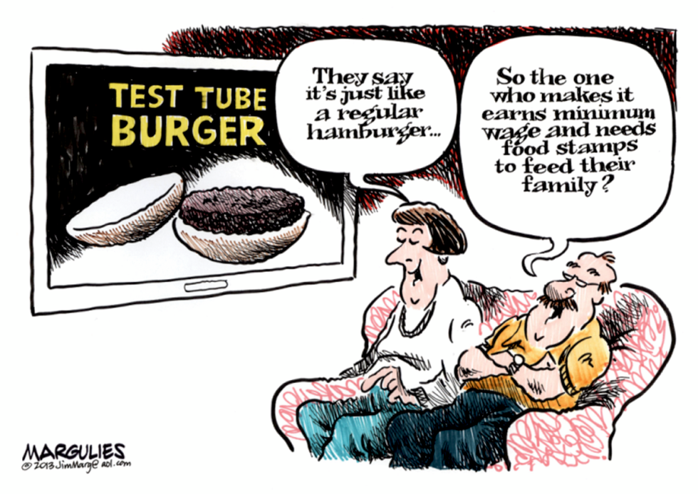 Test Tube burger color