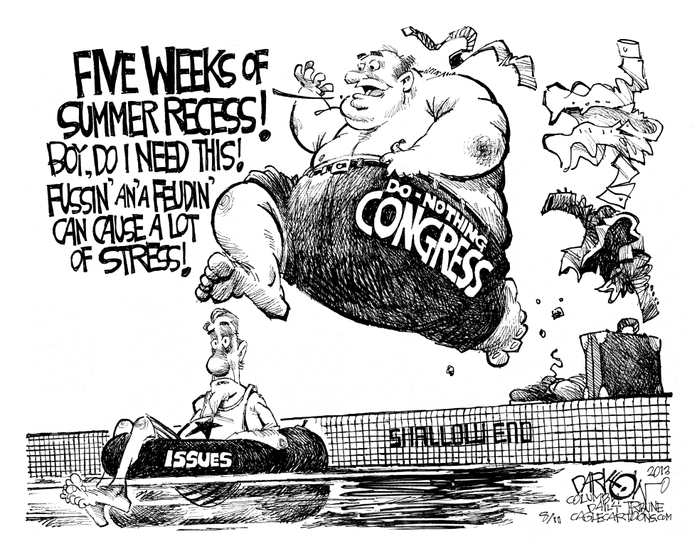  CONGRESS GOES ON VACATION by John Darkow