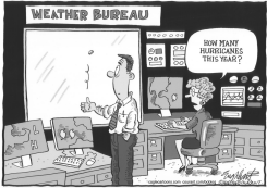 HURRICANE NUMBER by Bob Englehart