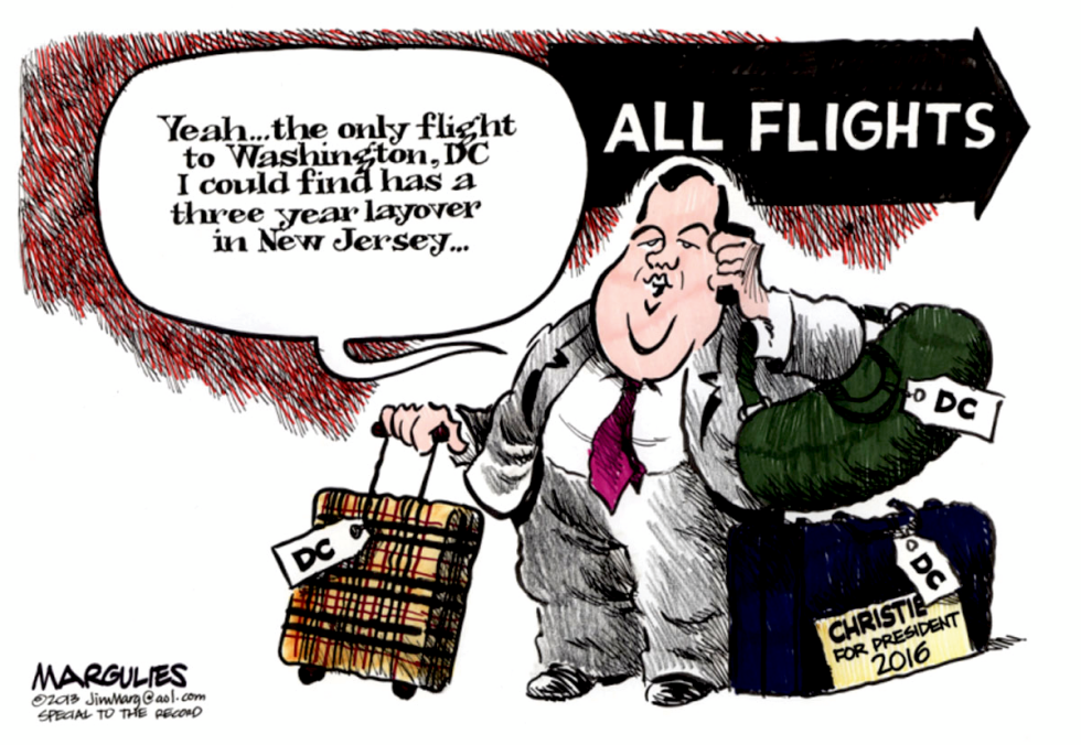 Christie and the White House color