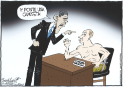 OBAMA Y PUTIN /  by Bob Englehart