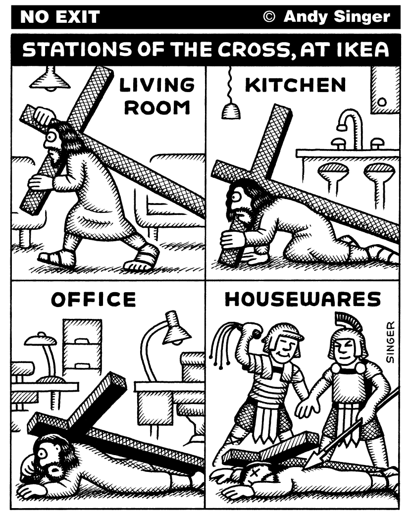 Stations of the Cross at Ikea