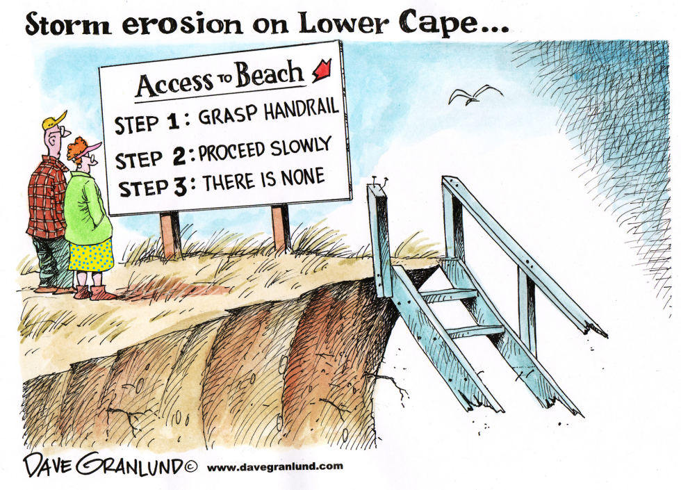 Cape Cod storm erosion