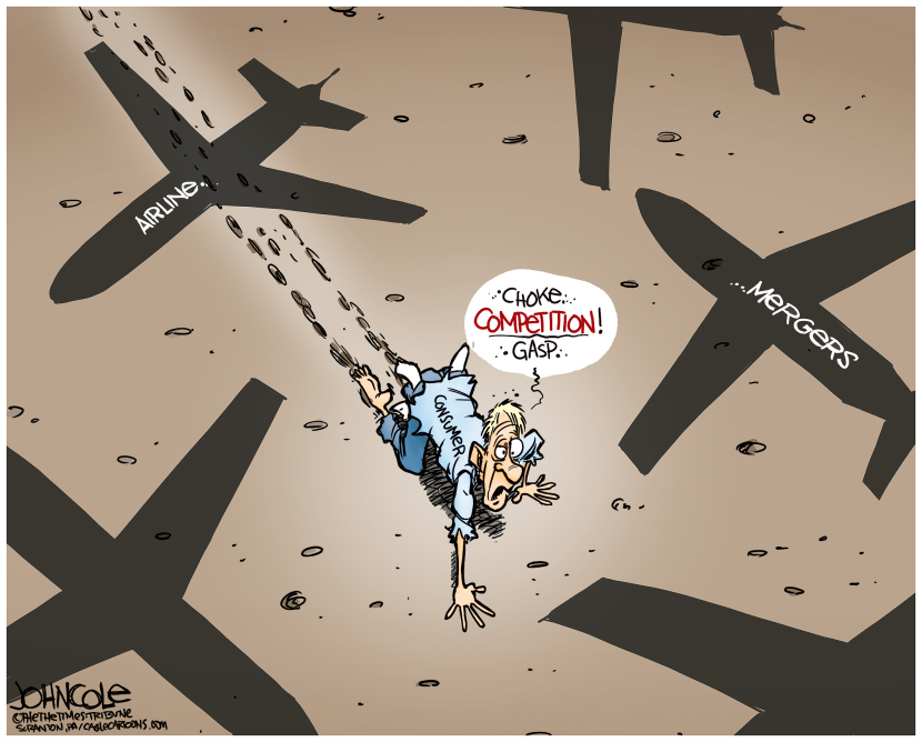 Airline mergers COLOR