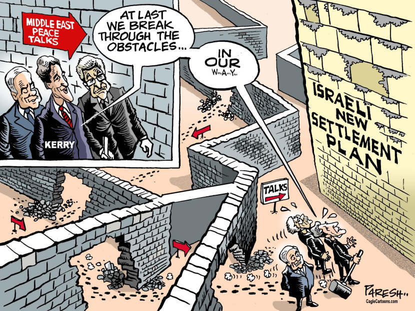 Blocking peace talks COLOR