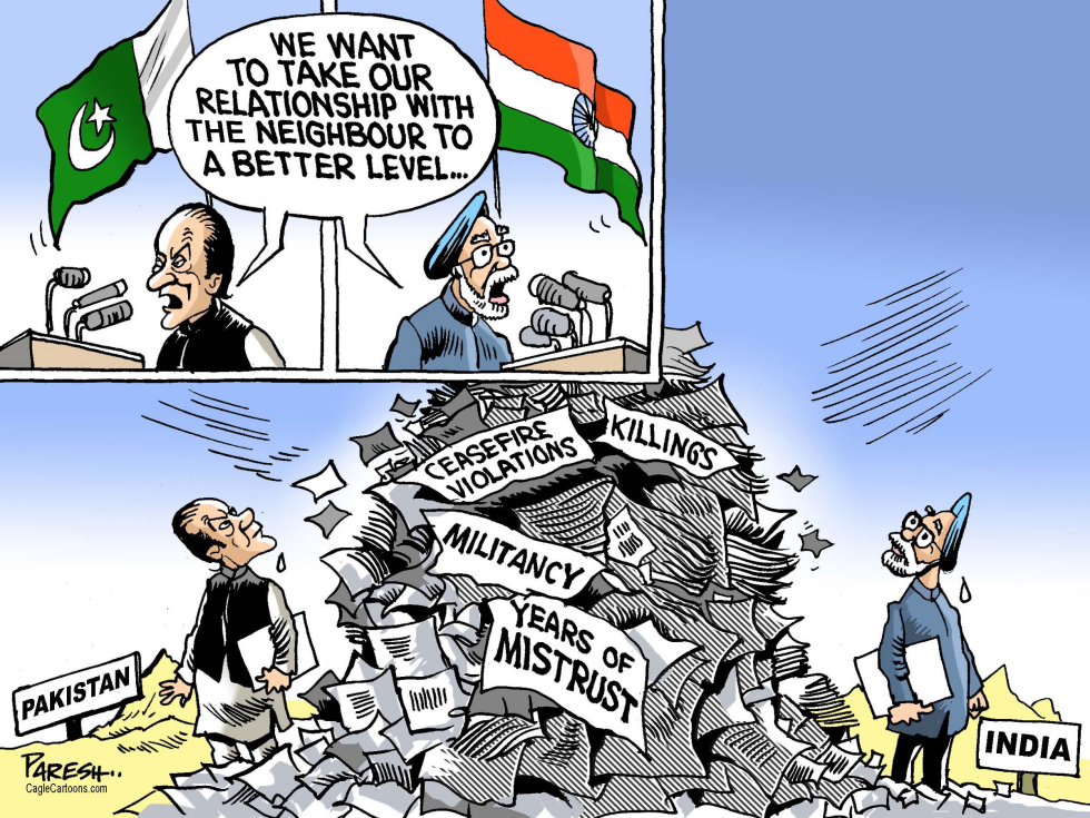  INDIA, PAKISTAN INDEPENDENCE DAY by Paresh Nath