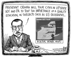 MSNBC GEOGRAPHY by Adam Zyglis