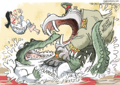 STRUGGLE FOR EGYPT  by Pat Bagley