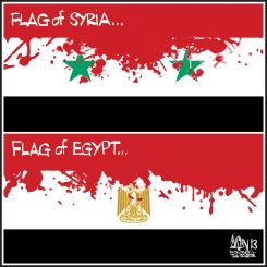 SYRIQ=A, EGYPT.  by Terry Mosher