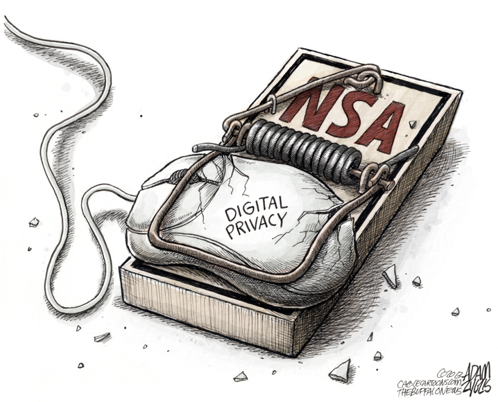  DIGITAL PRIVACY by Adam Zyglis