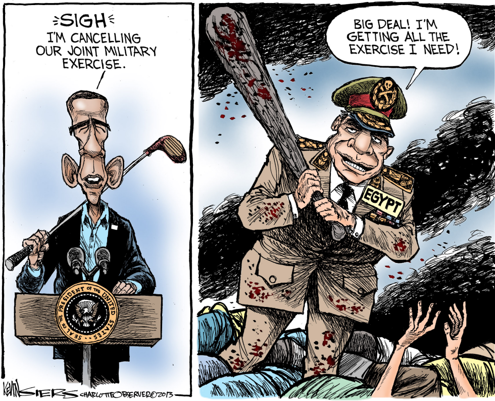  EGYPTS EXERCISE by Kevin Siers