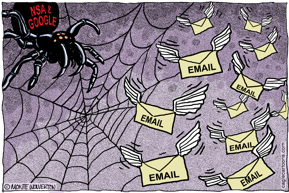  COSECHA DE EMAIL DE GOOGLE Y LA NSA  by Wolverton