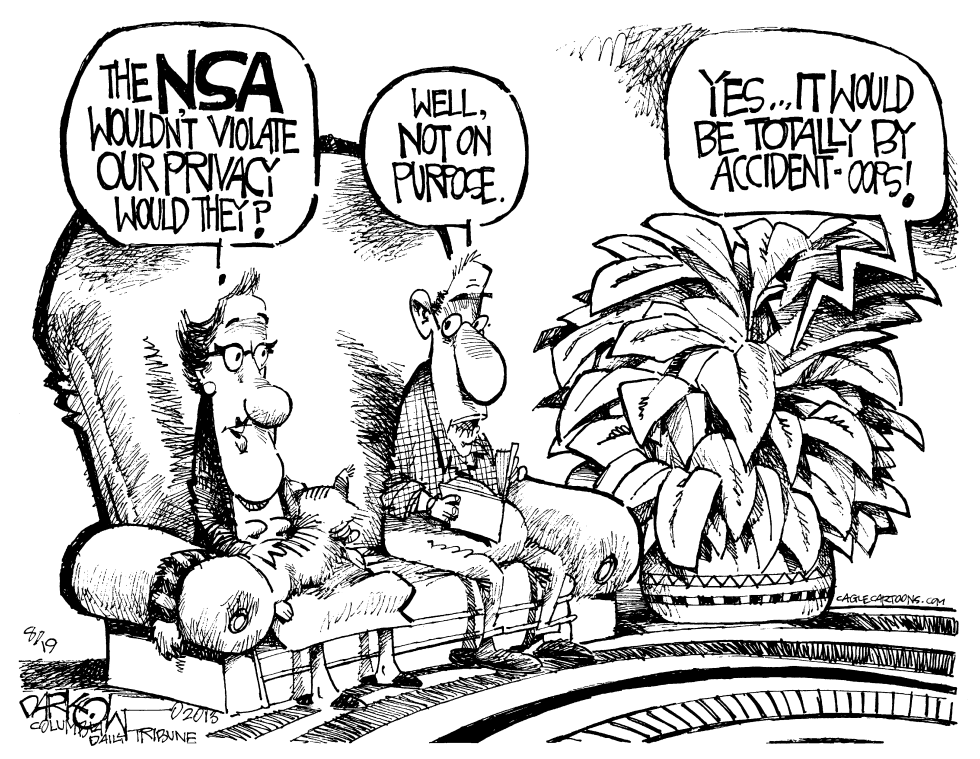  THE ACCIDENTAL NSA by John Darkow